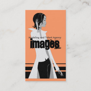 Cartes de visite de l'agence de modélisation et de