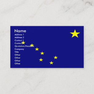 Cartes de visite de l'ALASKA