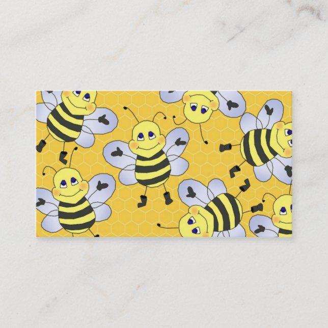 Cartes de visite de l'apiculture (Devant)