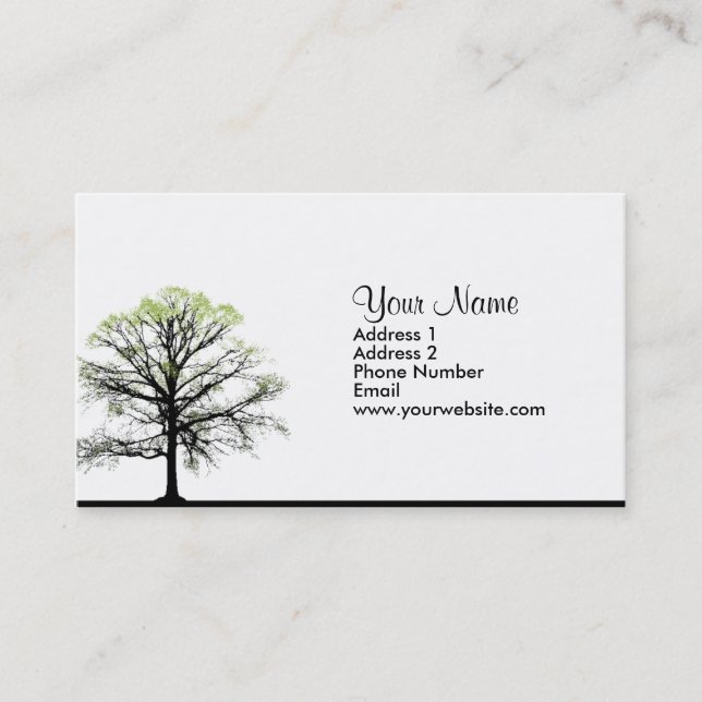 Cartes de visite de l'arbre 2 de ressort (Devant)