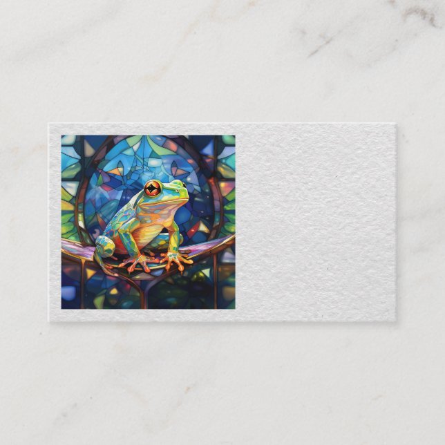 Cartes de visite de l'art de la grenouille (Devant)