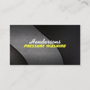 Cartes de visite de lavage de pression
