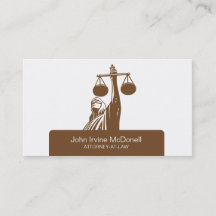 Cartes de visite de l'avocat