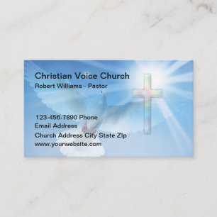 Cartes de visite de l'église chrétienne Pittoresqu
