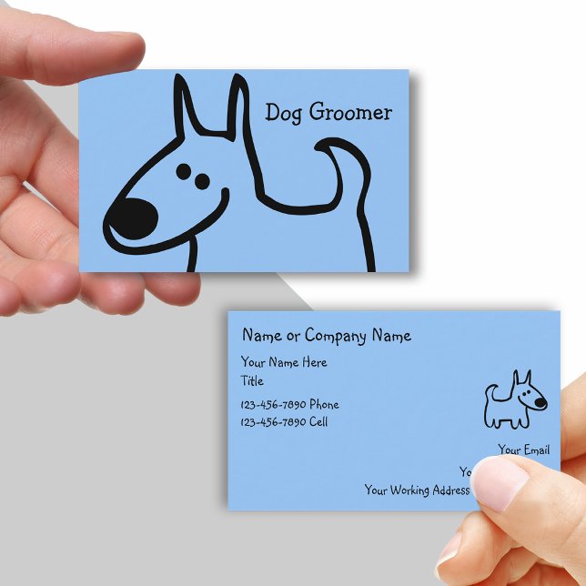 Cartes de visite de l'élevage de chiens (Créateur téléchargé)