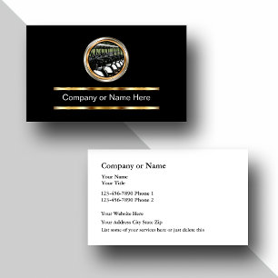 Cartes de visite de l'Emblem Classy Golf Cart