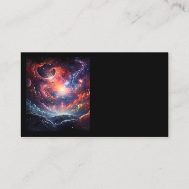Cartes de visite de l'espace profond (Devant)