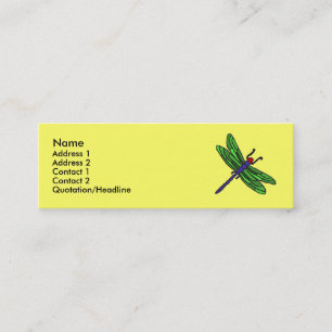 Cartes de visite de libellule de CF…