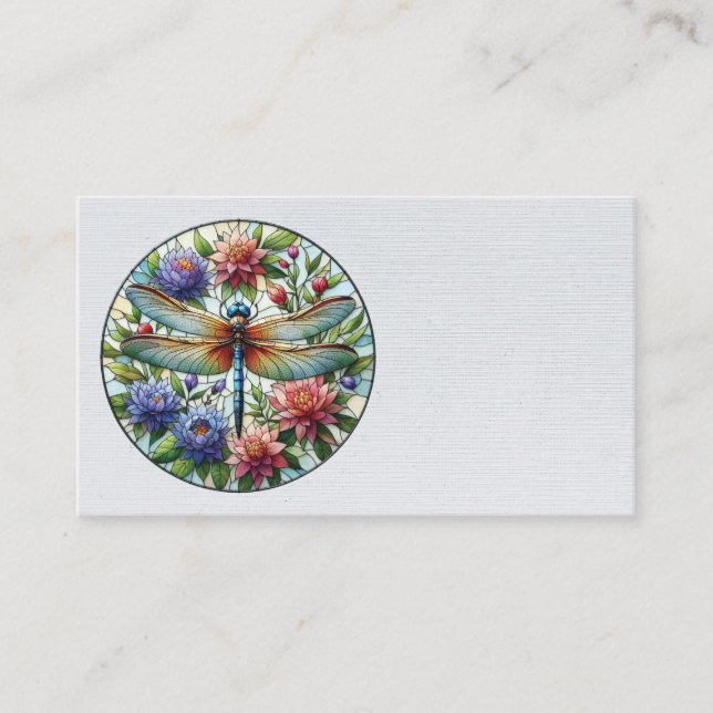 Cartes de visite de libellules (Devant)