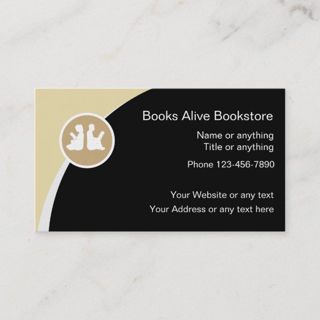 Cartes de visite de librairie (Devant)