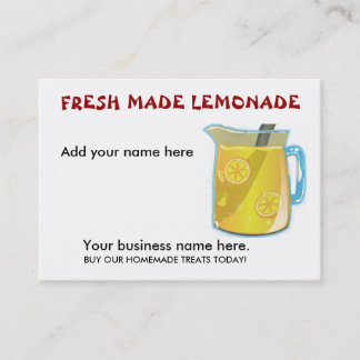 Cartes de visite de LIMONADE