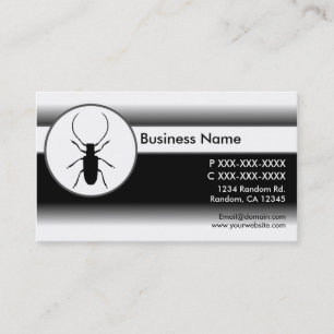 Cartes de visite de l'insecte de désintégration no