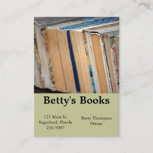 Cartes de visite de livre