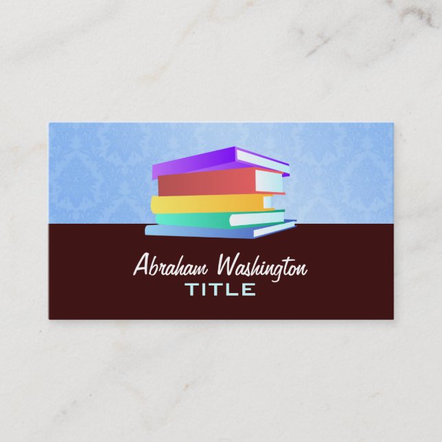 Cartes de visite de livres (Devant)