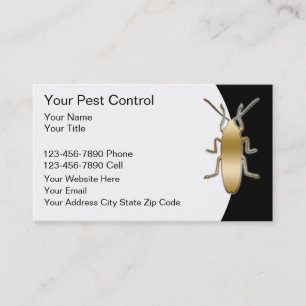 Cartes de visite de lutte antiparasitaire