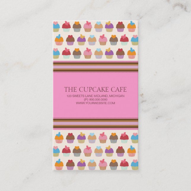 Cartes de visite de magasin ou de boulangerie de (Devant)