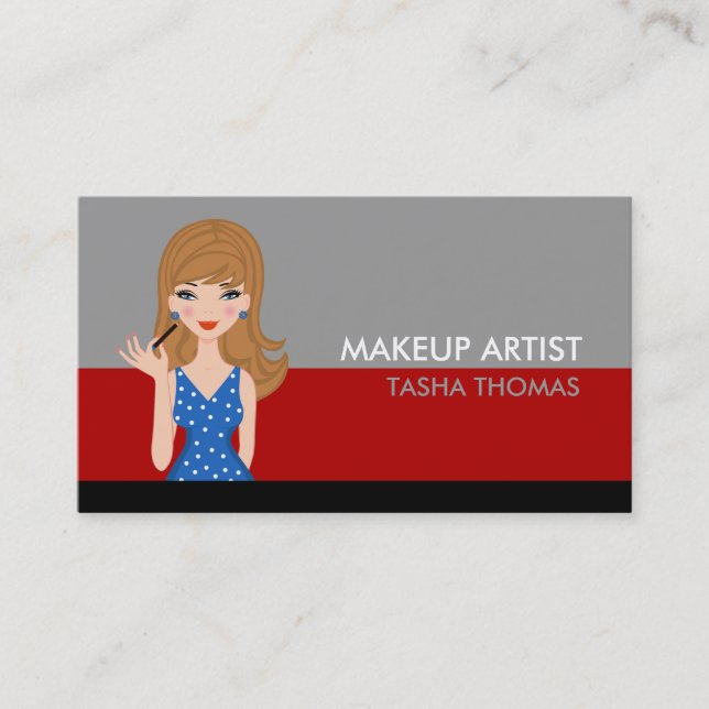 Cartes de visite de maquillage (Devant)