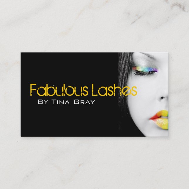 Cartes de visite de maquillage (Devant)