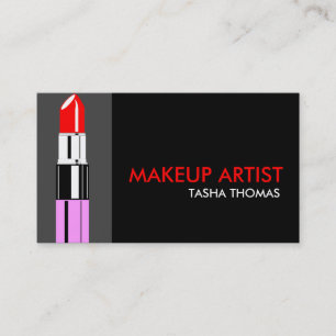 Cartes de visite de maquillage