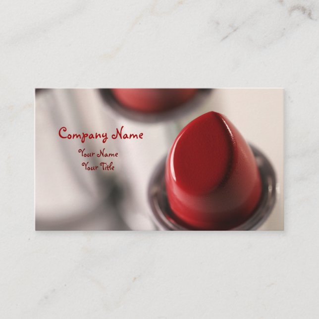 Cartes de visite de maquillage (Devant)