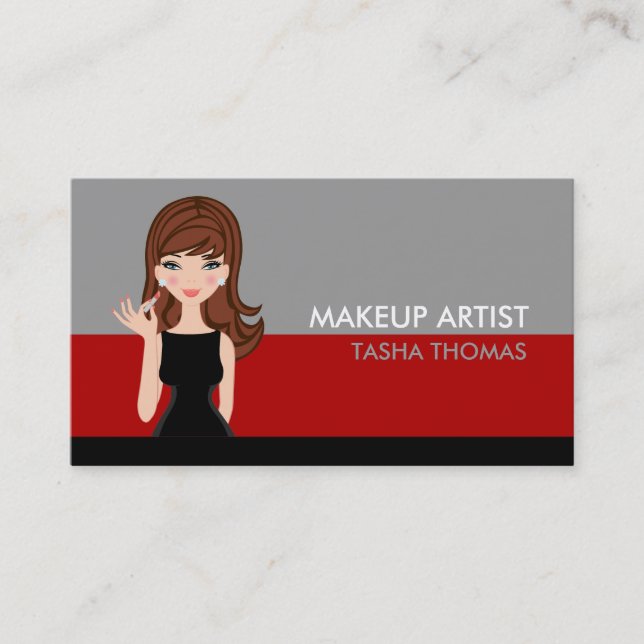 Cartes de visite de maquillage (Devant)