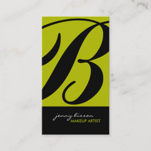 Cartes de visite de maquillage