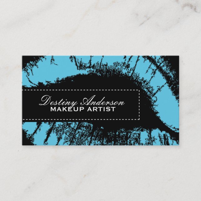 Cartes de visite de maquillage de lèvres (Devant)