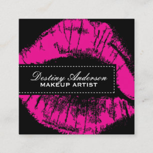 Cartes de visite de maquillage de roses indien
