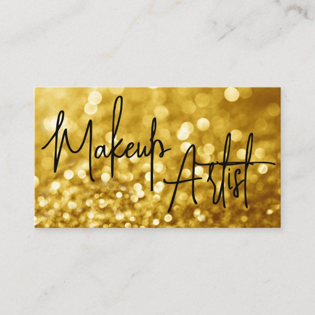 Cartes de visite de maquillage tendance (Devant)