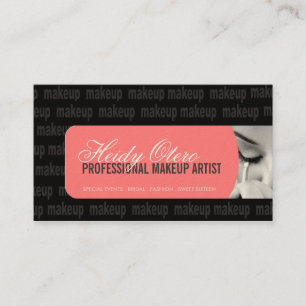 Cartes de visite de maquilleur