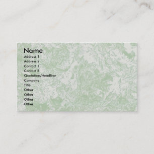 Cartes de visite de marbre verts de Lit