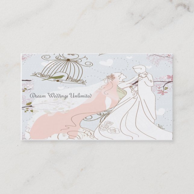 cartes de visite de mariage (Devant)