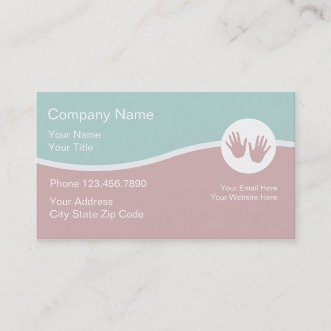 Cartes de visite de massage (Devant)