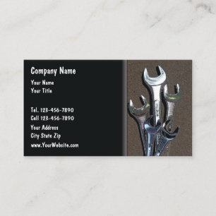 Cartes de visite de mécanicien