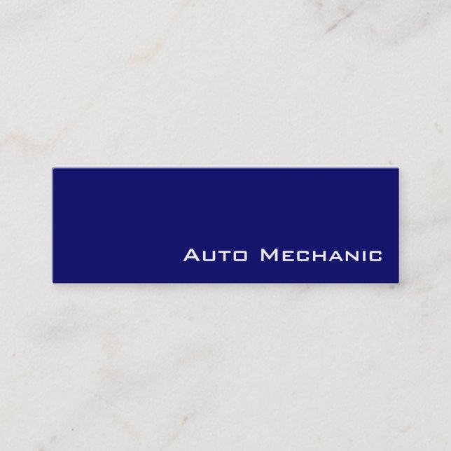 Cartes de visite de mécanicien automobile blanc de (Devant)