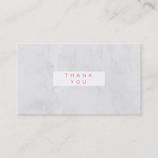 Cartes de visite de Merci 100 paquets (Devant)