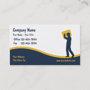 Cartes de visite de messager