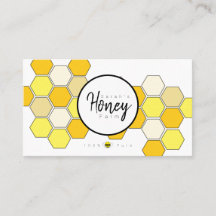 Cartes de visite de miel