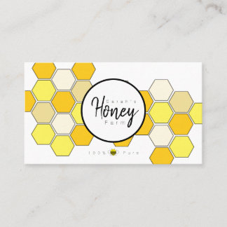 Cartes de visite de miel