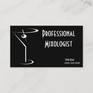 Cartes de visite de Mixologist