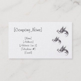 Cartes de visite de moineau