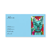 Cartes de visite de mon meilleur ami félin