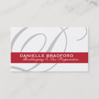 Cartes de visite de monogramme