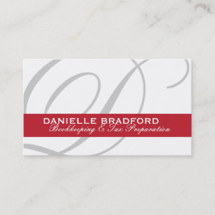 Cartes de visite de monogramme