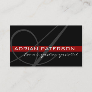 Cartes de visite de monogramme