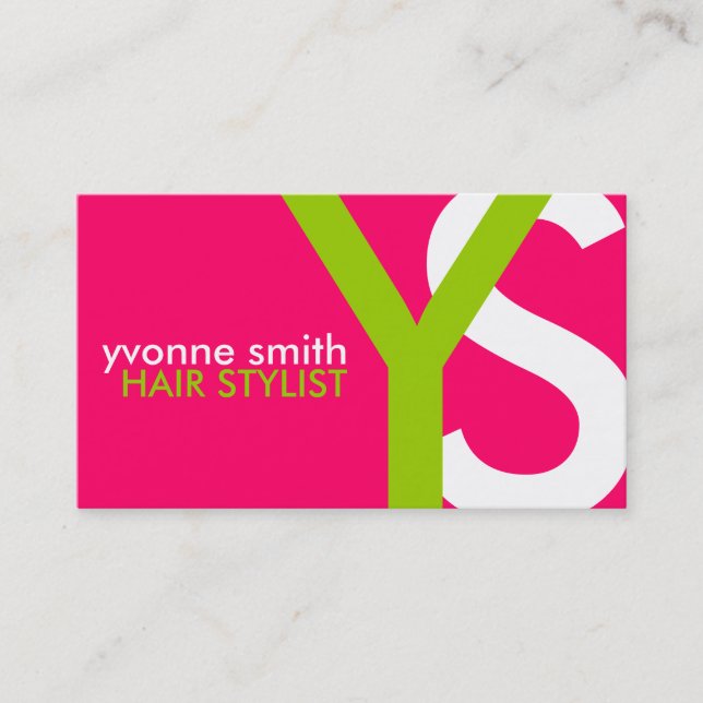 Cartes de visite de monogramme (Devant)