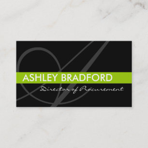 Cartes de visite de monogramme