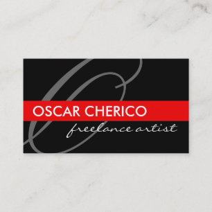 Cartes de visite de monogramme