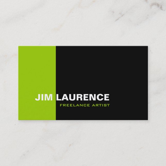 Cartes de visite de monogramme (Devant)