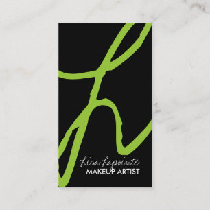 Cartes de visite de monogrammes HIp